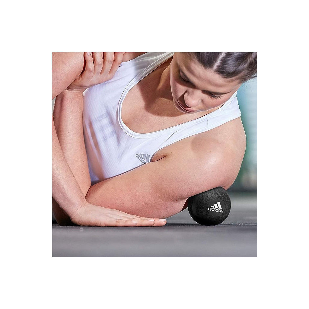 Масажний м'яч Adidas Massage Ball ADTB-11607 8,3 см Чорний (885652003599) - зображення 2