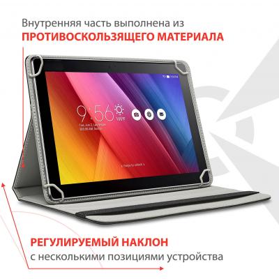 Чохол до планшета AirOn Universal case Premium 9-10" black (4821784622094) - зображення 6