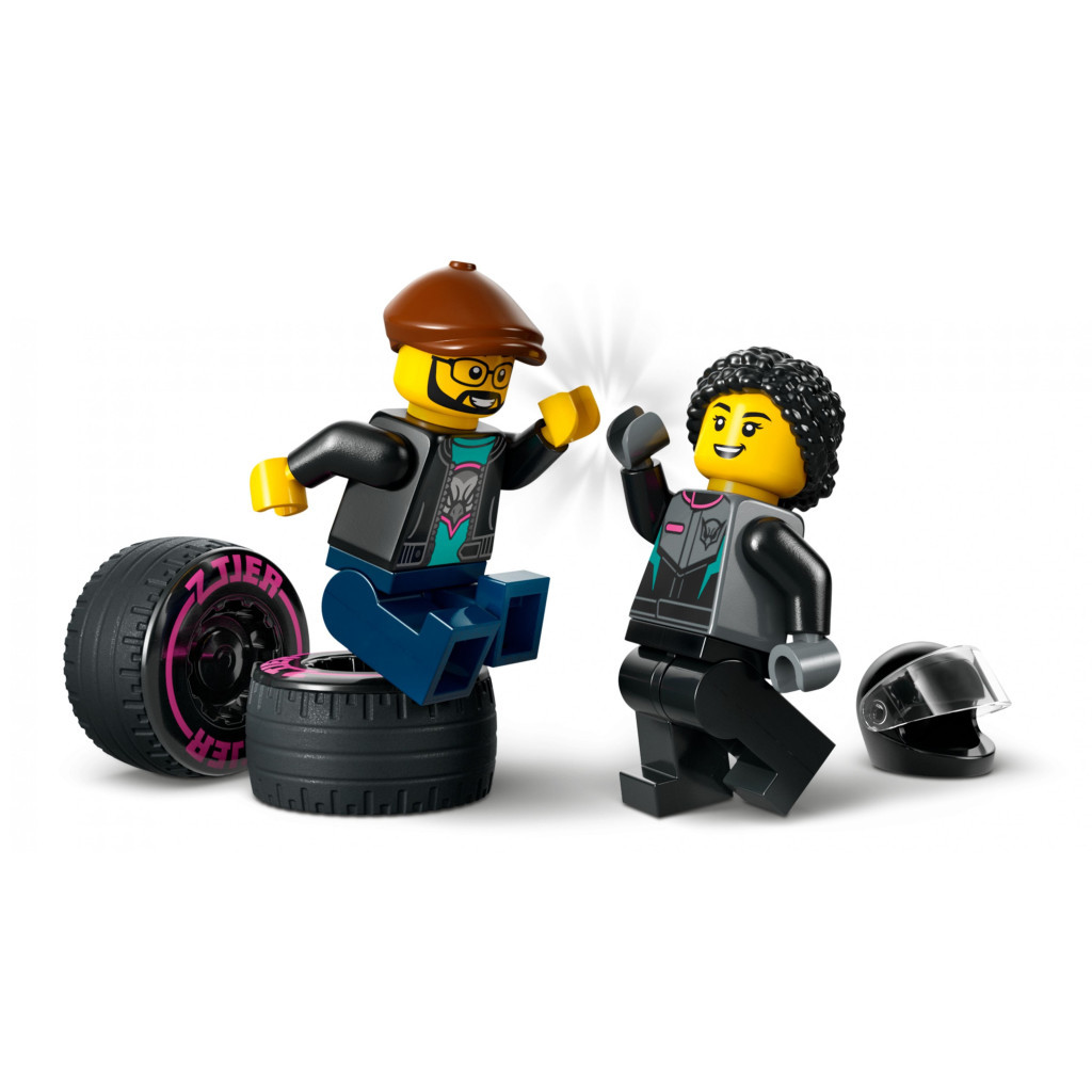 Конструктор LEGO City Автомобіль для перегонів й автовоз 328 деталей (60406) - зображення 3