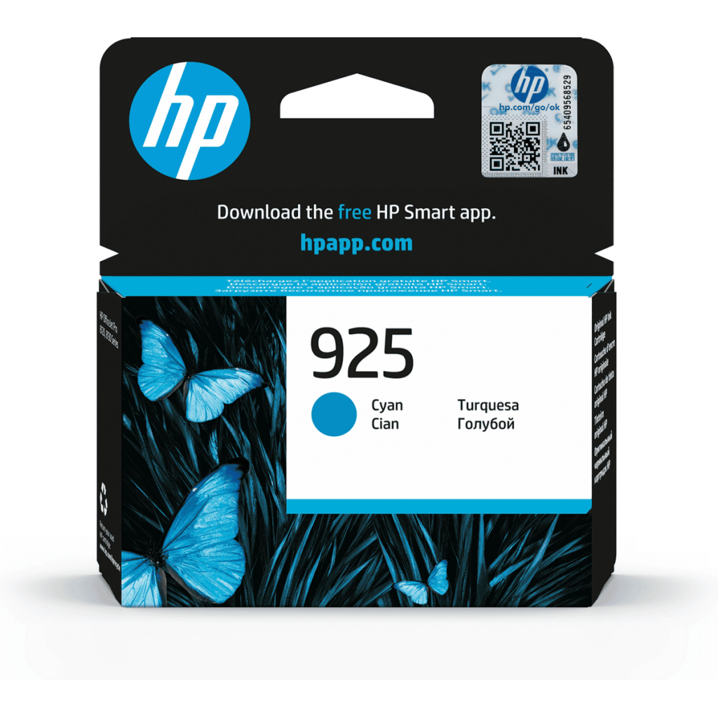 Картридж HP 925 Cyan 400ст (4K0V6PE) - зображення 1