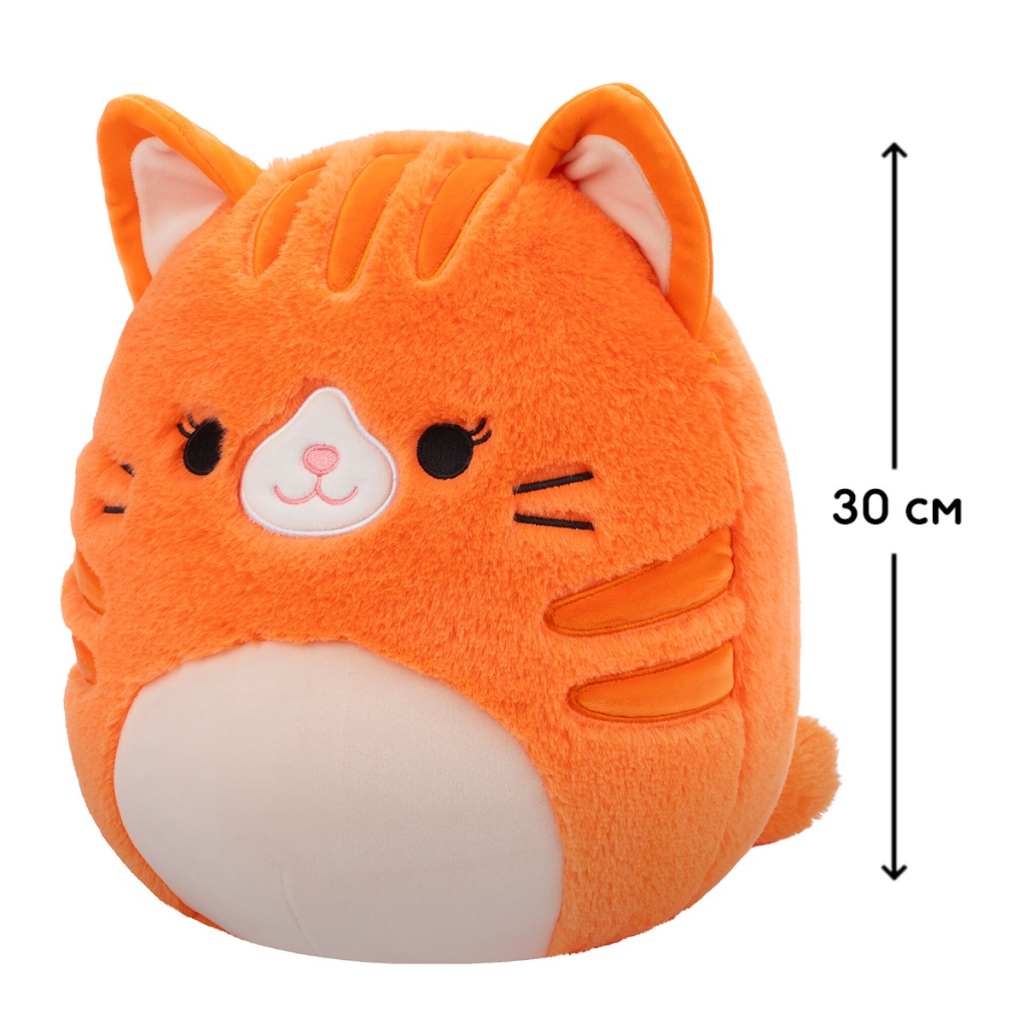 М'яка іграшка Squishmallows Руда кішечка Джіджі 30 см (SQCR06684) - зображення 2