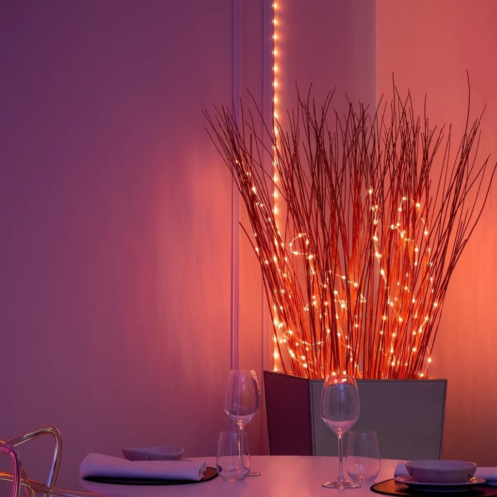 Гірлянда Twinkly Smart LED Dots Lights RGB 400 Gen II, IP44, 20м, прозорий (TWD400STP-TEU) - зображення 9