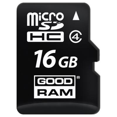 Карта пам'яті Goodram 16GB microSDHC Class 4 (SDU16GHCGRR10) - зображення 1