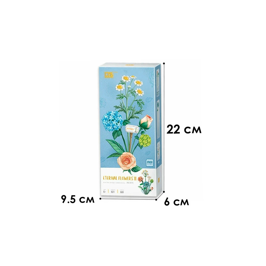 Конструктор LOZ mini Букет квітів 5 (1671) - зображення 2