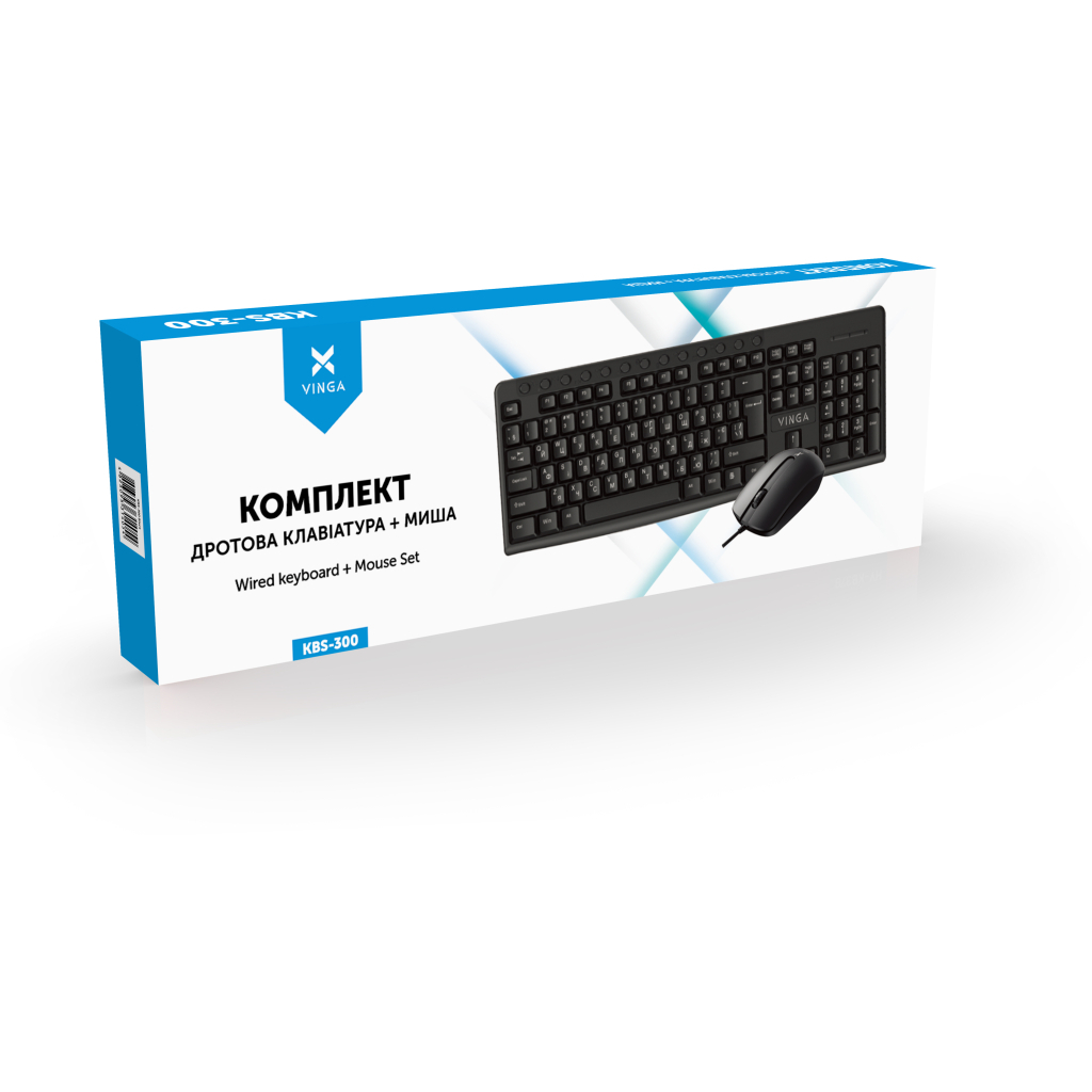 Комплект Vinga KBS-300 Black - зображення 6