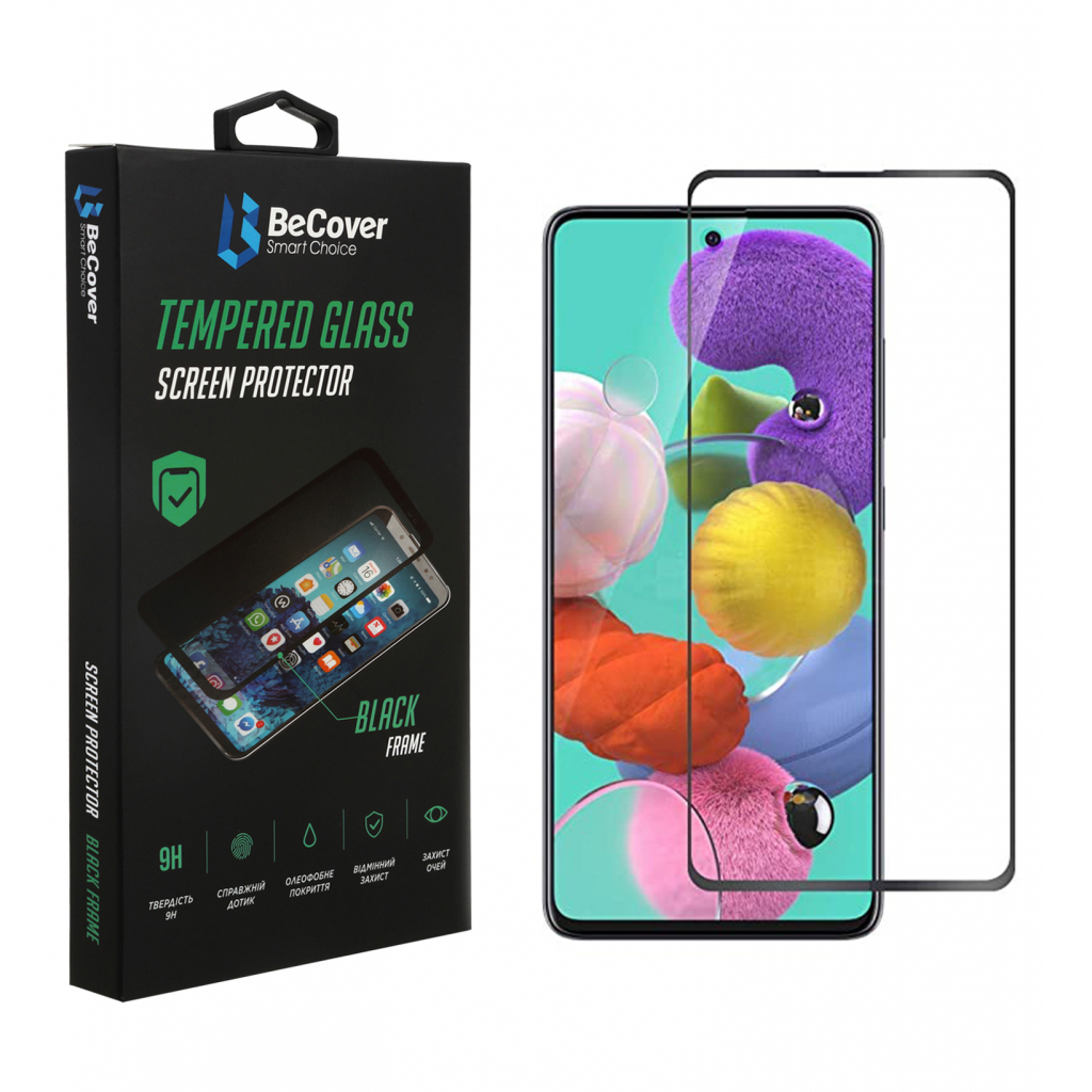 Скло захисне BeCover Samsung Galaxy M52 SM-M526 Black (706905) - зображення 1