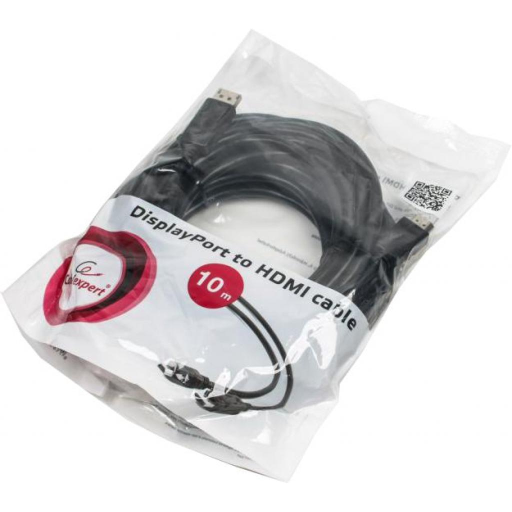Кабель мультимедійний Display Port to HDMI 10.0m Cablexpert (CC-DP-HDMI-10M) - зображення 4