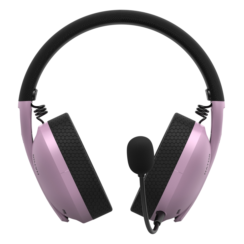 Навушники Hator Hyperpunk 2 Wireless Tri-mode Black/Lilac (HTA-859) - зображення 2