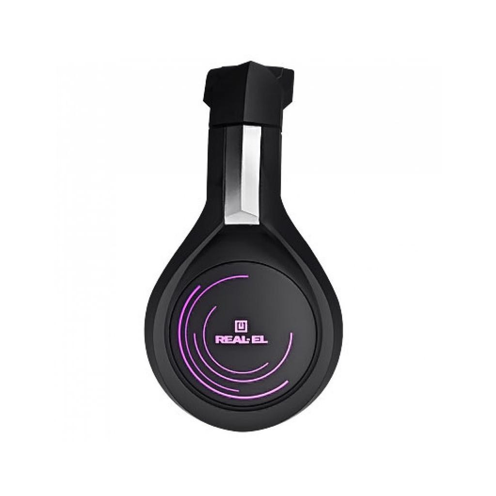 Навушники REAL-EL GDX-7400 Backlit black - зображення 5