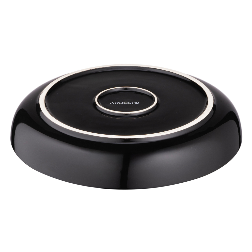 Тарілка Ardesto Andria, 21.1см, кераміка, синьо-сірий (AR2920ABD) - зображення 5