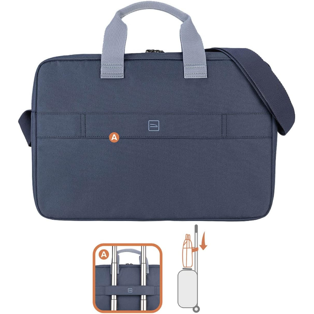 Сумка для ноутбука Tucano 15" Smart blue (BSMART15-B) - зображення 3