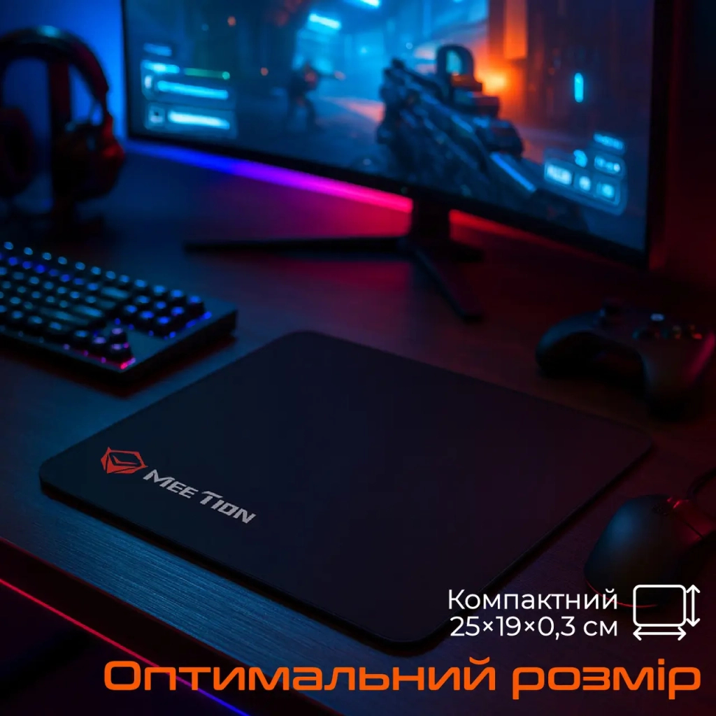 Килимок для мишки Meetion PD015 Black (MT-PD015-A) - зображення 6