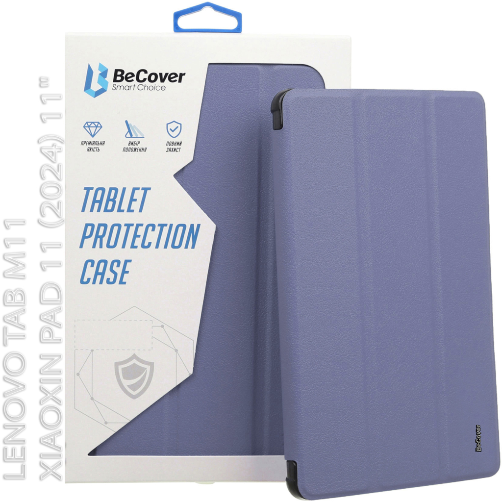 Чохол до планшета BeCover Soft Edge Lenovo Tab M11 (2024) TB-TB330FU/Xiaoxin Pad 11 (2024) 11" Purple (712544) - зображення 6