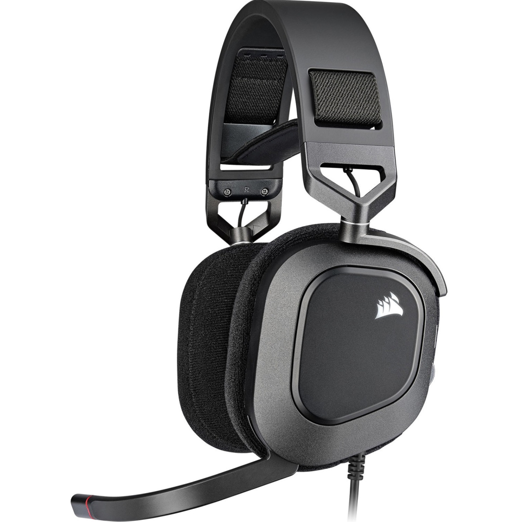Навушники Corsair HS80 RGB USB Headset Carbon (CA-9011237-EU) - зображення 1