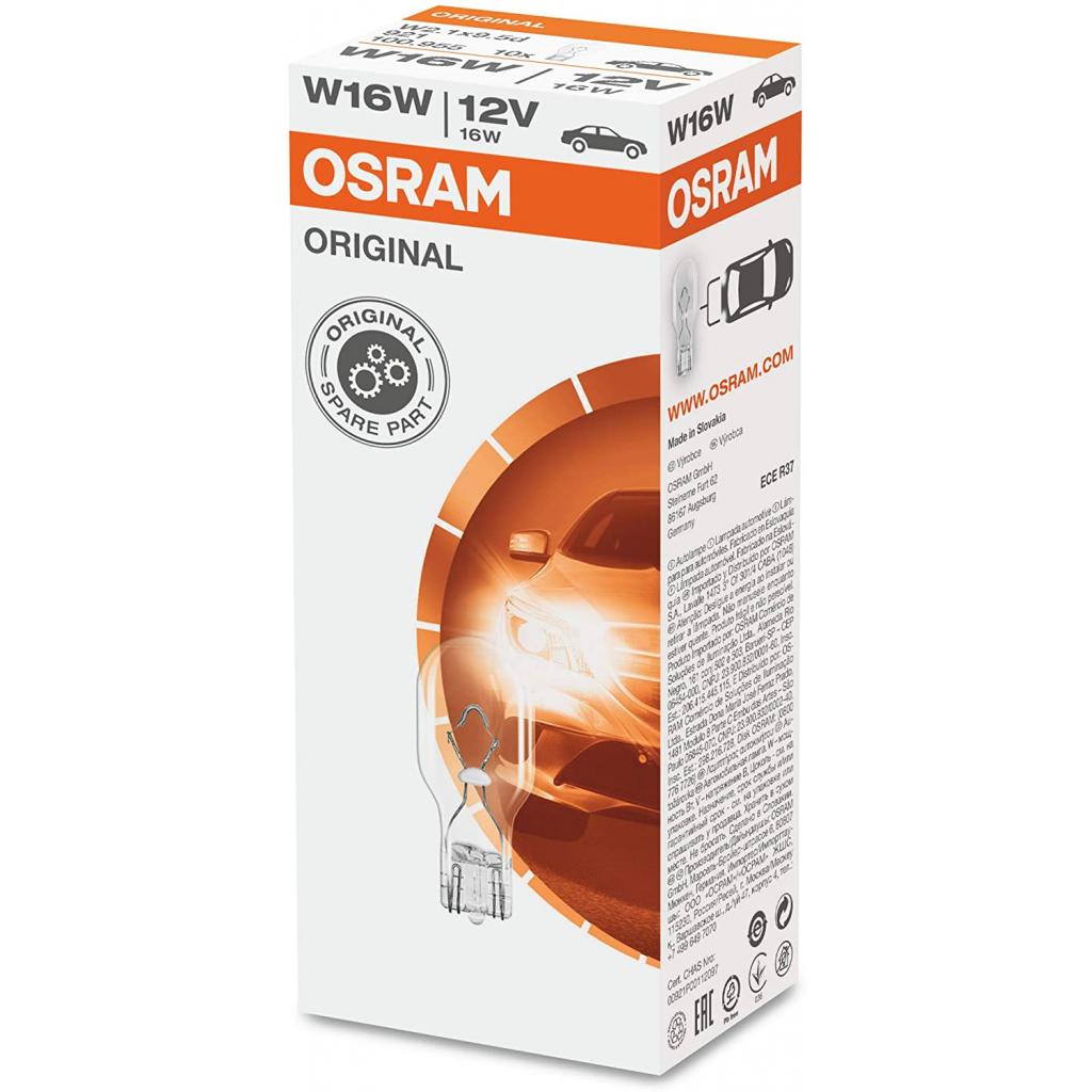 Автолампа Osram 16W (OS 921) - зображення 1