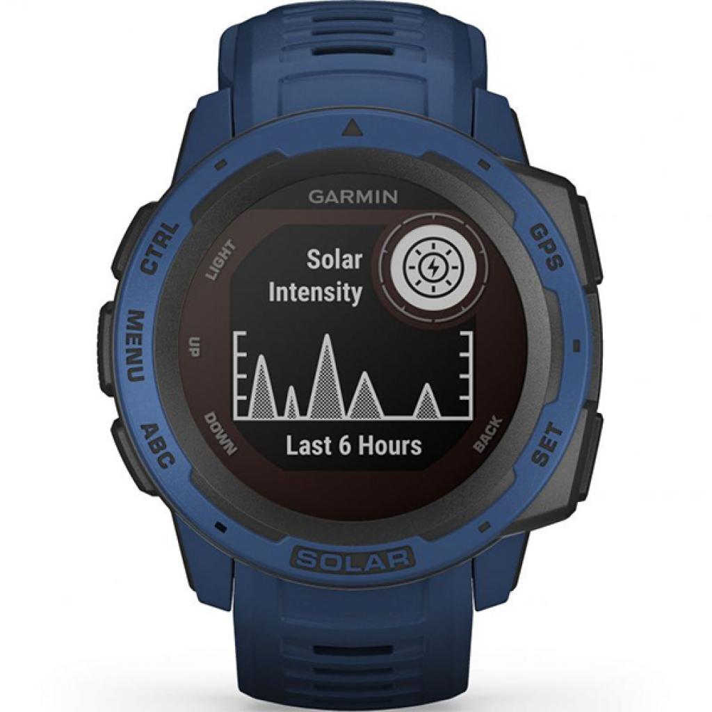 Смарт-годинник Garmin Instinct Solar, Tidal Blue (010-02293-01) - зображення 8