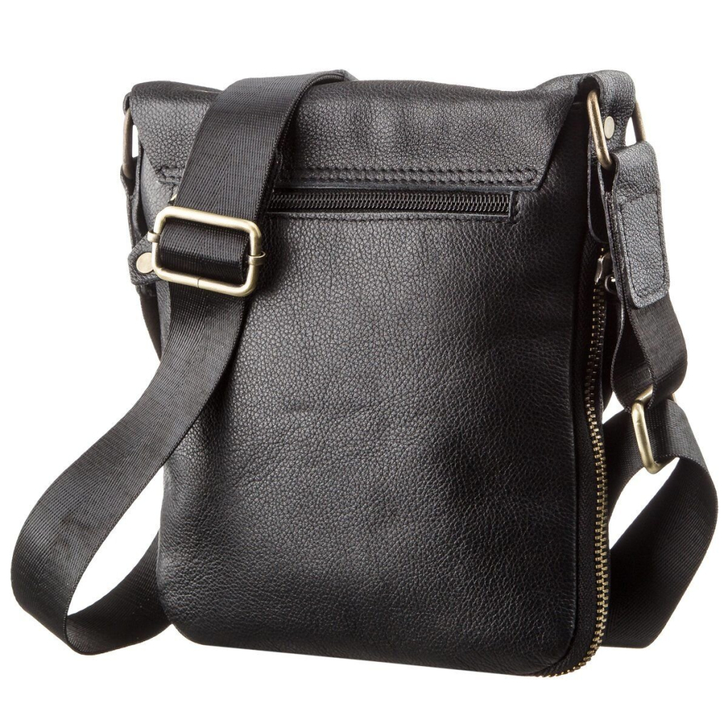 Сумка Shvigel Чоловіча шкіряна Чорна (19113) - зображення 2