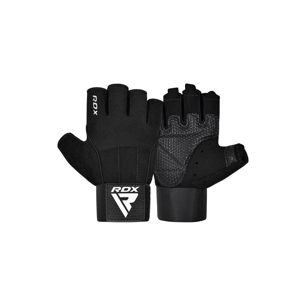 Рукавички для фітнесу RDX W3 with EVA Padding Black S (WGS-W3B-S+) - зображення 1