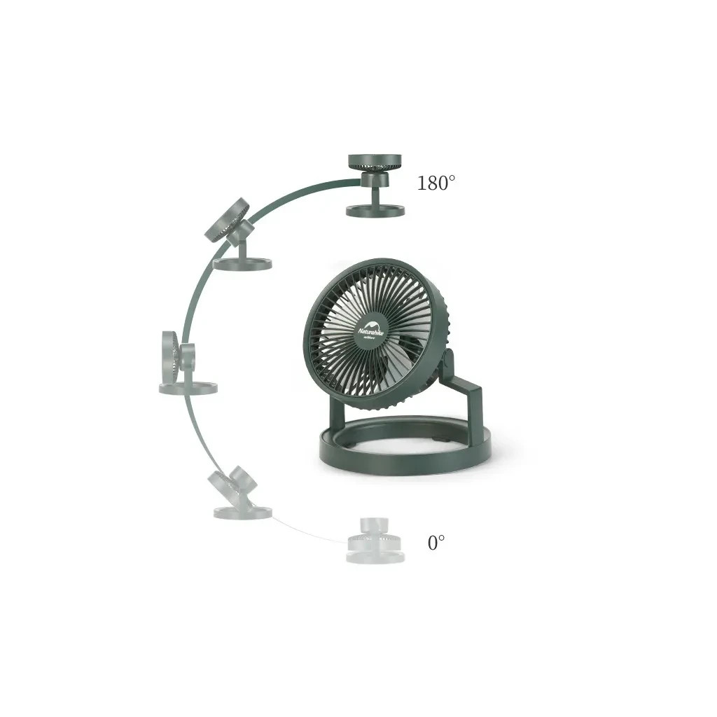 Вентилятор-лампа Naturehike NH21ZM003, бежевий (6927595703588) - зображення 2