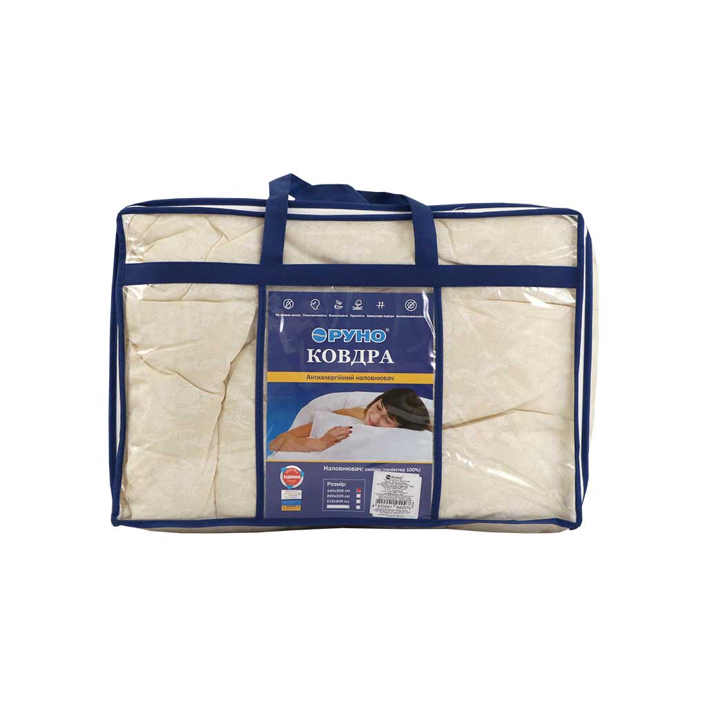 Ковдра Руно Силіконова молочна 200х220 см (322.02СЛУ_молочний) - зображення 7