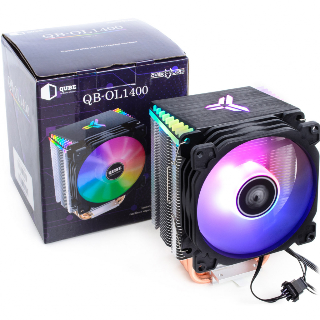 Кулер до процесора Qube QB-OL1400 - зображення 1