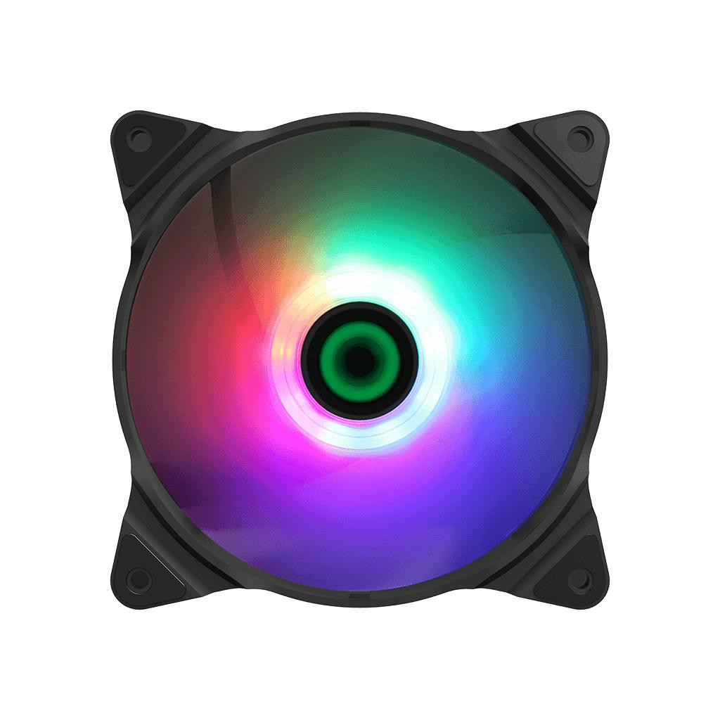 Кулер до корпусу Gamemax FN-12Rainbow-C2 - зображення 1