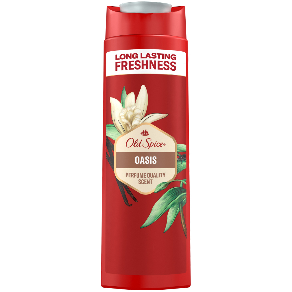 Гель для душу Old Spice 3-в-1 Oasis 400 мл (8006540838761) - изображение 1