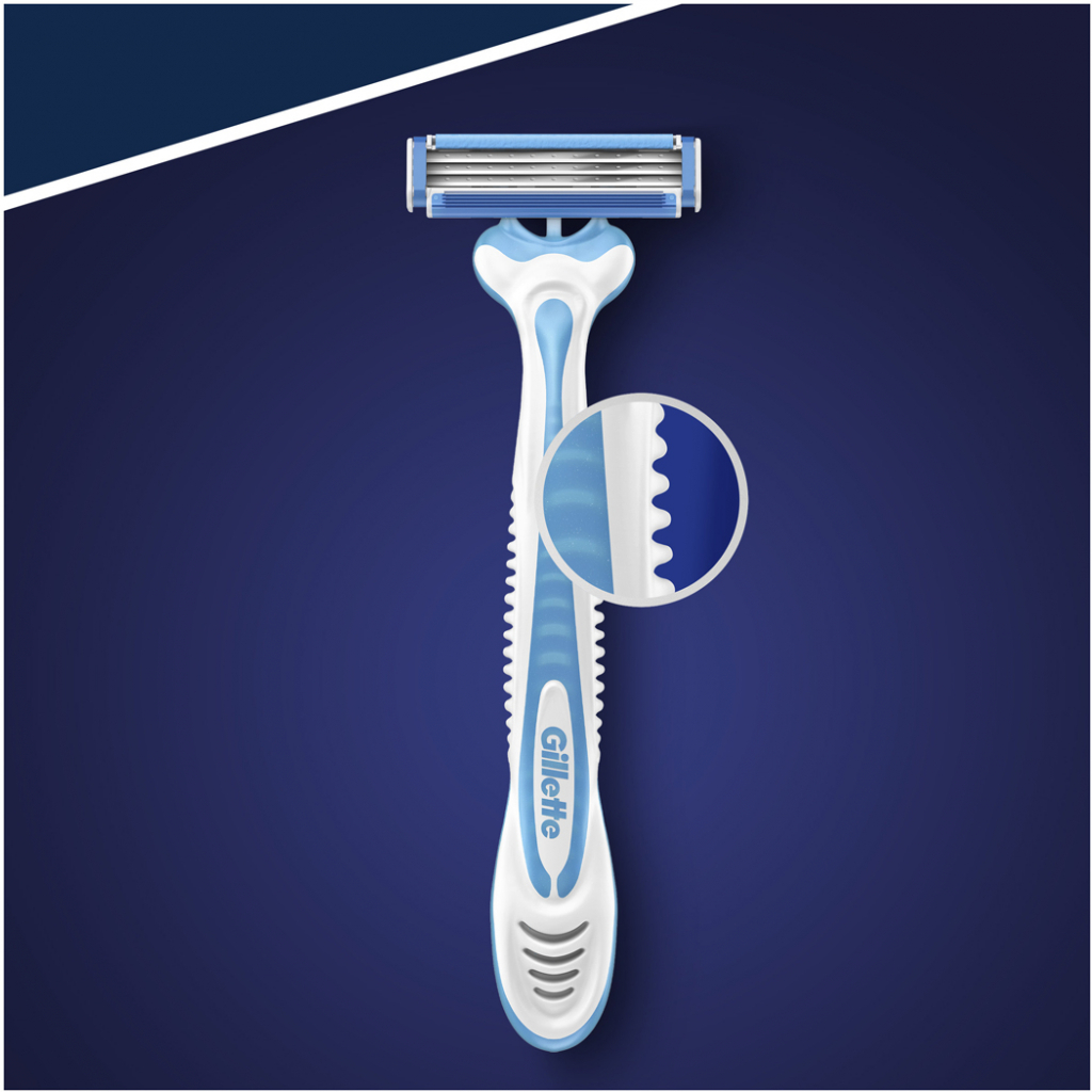 Бритва Gillette Blue 3 Cool 6шт (7702018457304) - зображення 3
