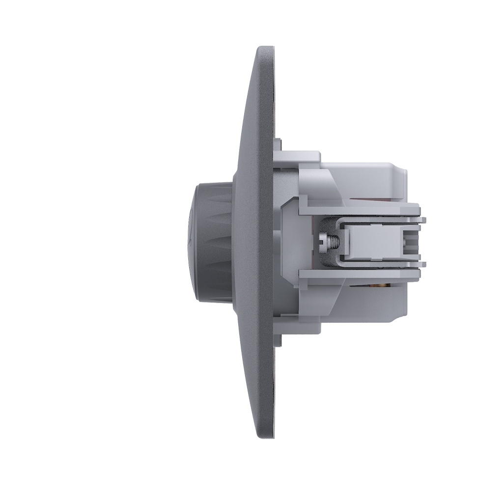 Світлорегулятор Videx BINERA 600Вт чорний граф (VF-BNDM600-BG) - изображение 3