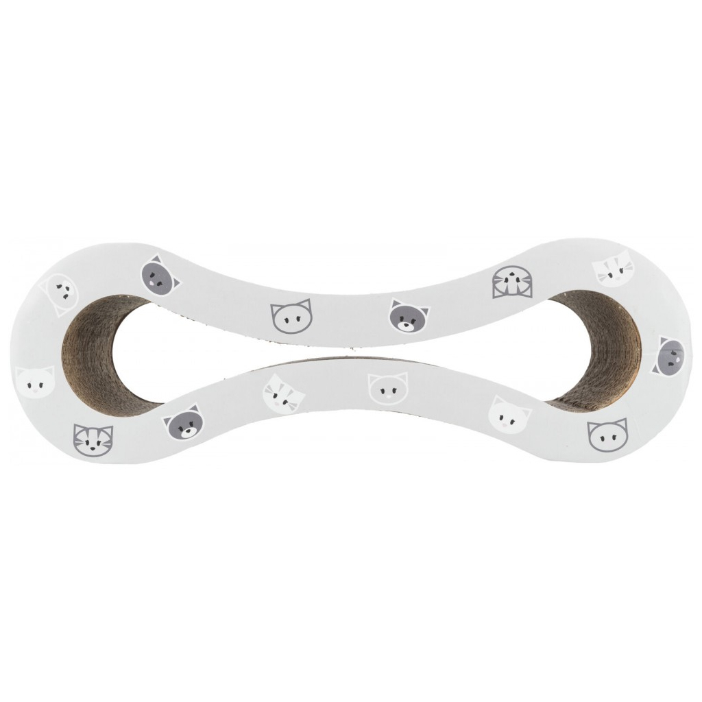 Дряпка (кігтеточка) для котів Trixie «Mimi» картонна з м'ятою 48×16×22 см (сіра) (4011905480022) - зображення 2