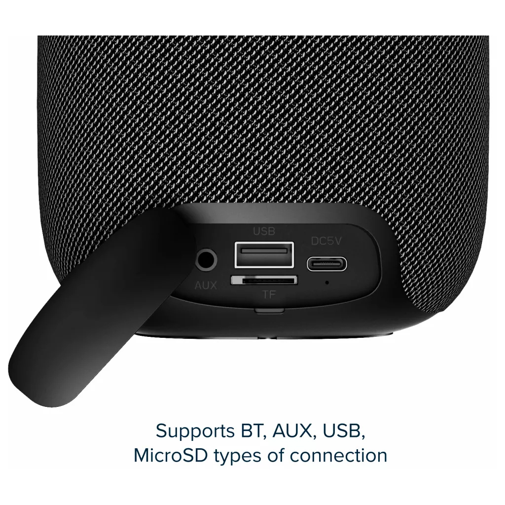 Акустична система Canyon BSP-8 Bluetooth V5.2 Black (CNE-CBTSP8B) - зображення 5