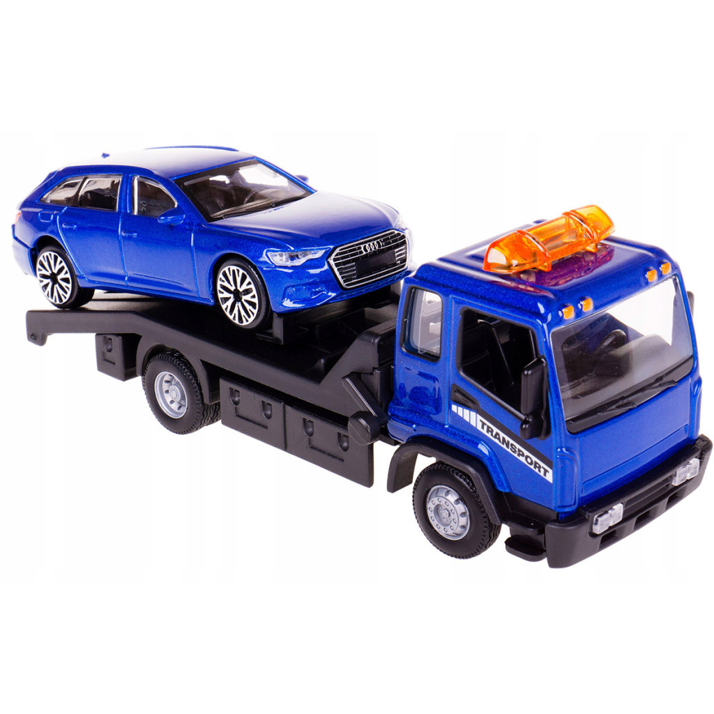 Спецтехніка Bburago Евакуатор з автомоделлю Audi A6 Avant (18-31418) - зображення 2
