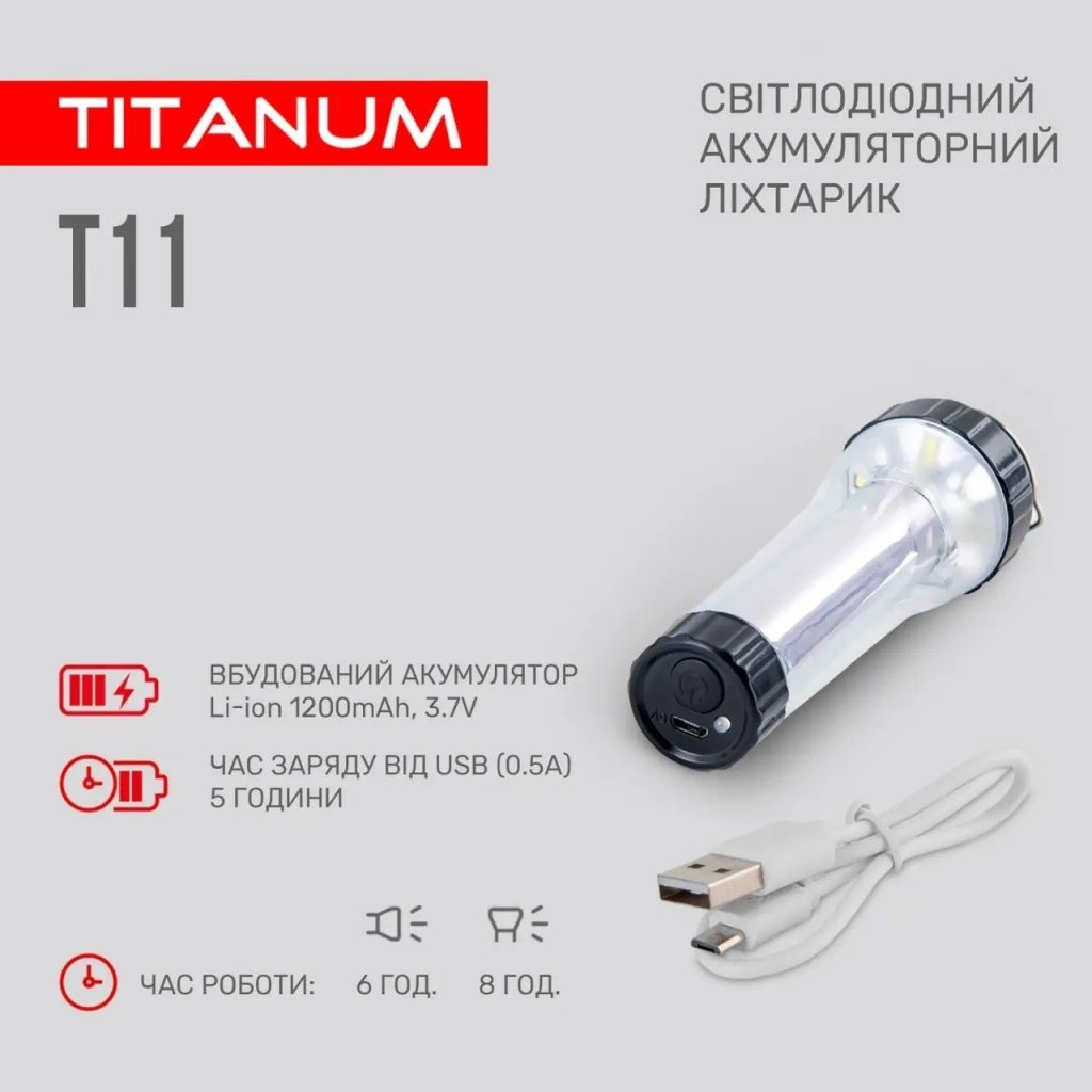 Ліхтар TITANUM TLF-T11 - зображення 6
