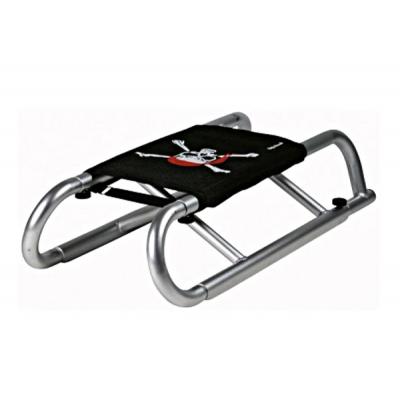 Санки Alpen Gaudi Alpen Alu Foldable Sled Skull черные (4020716499529) - зображення 1