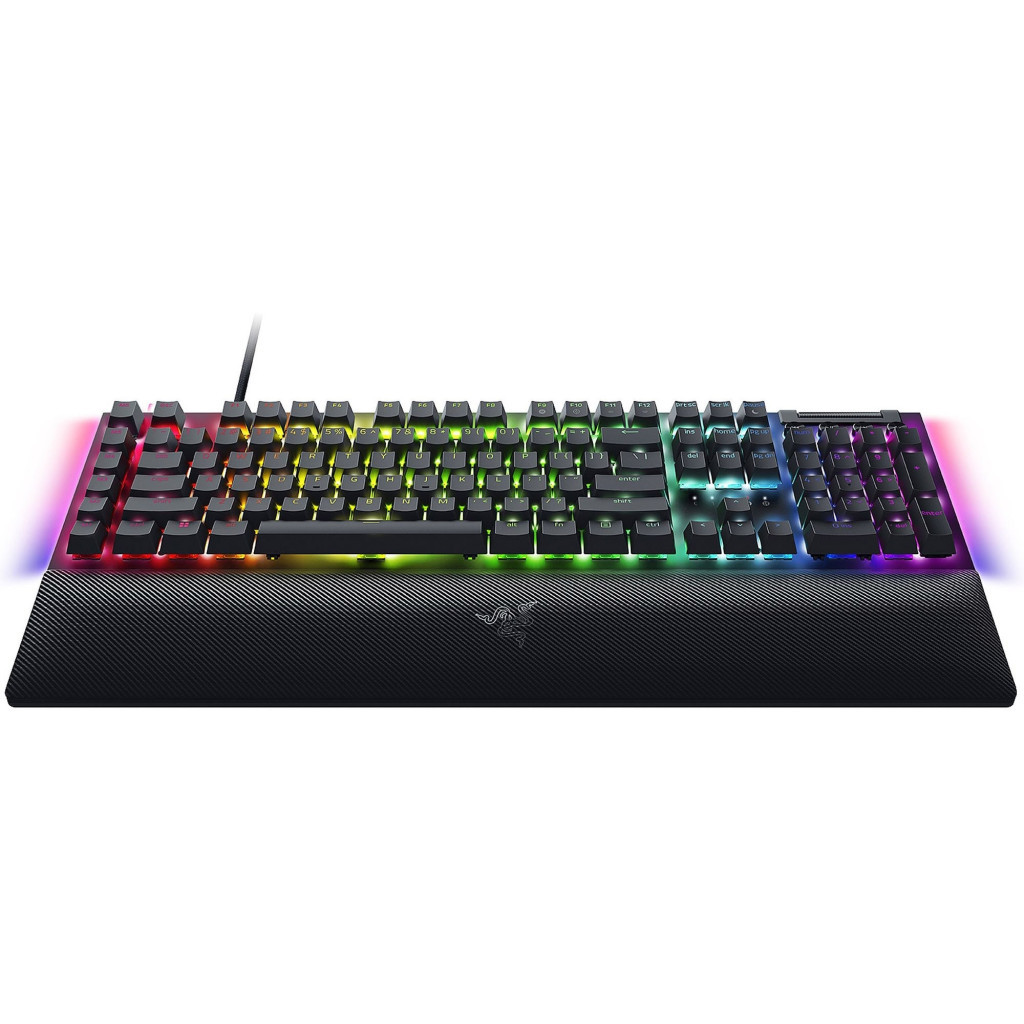 Клавіатура Razer BlackWidow V4 Green Switch USB RU Black (RZ03-04690100-R3M1) - зображення 3
