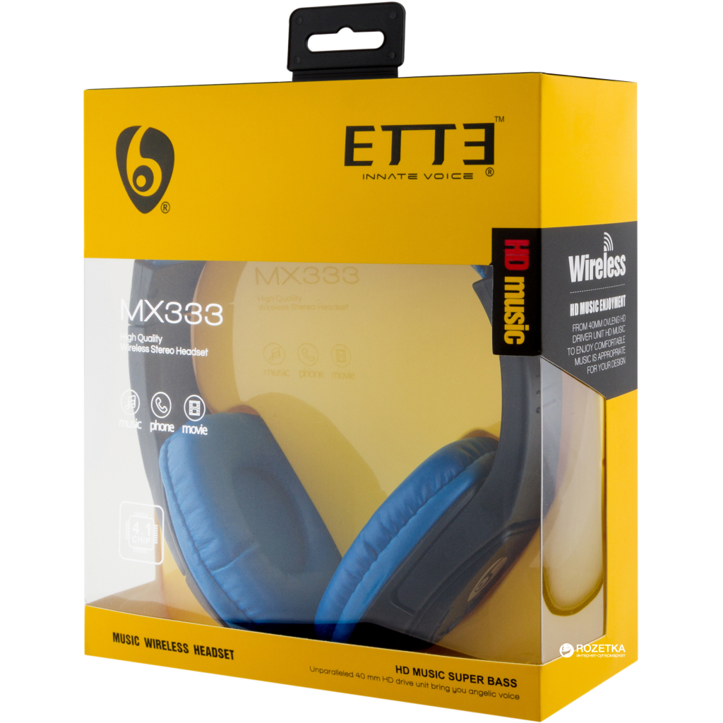 Навушники Ovleng MX333 HD Music Super Bass Blue (nonmx333bl) - зображення 2