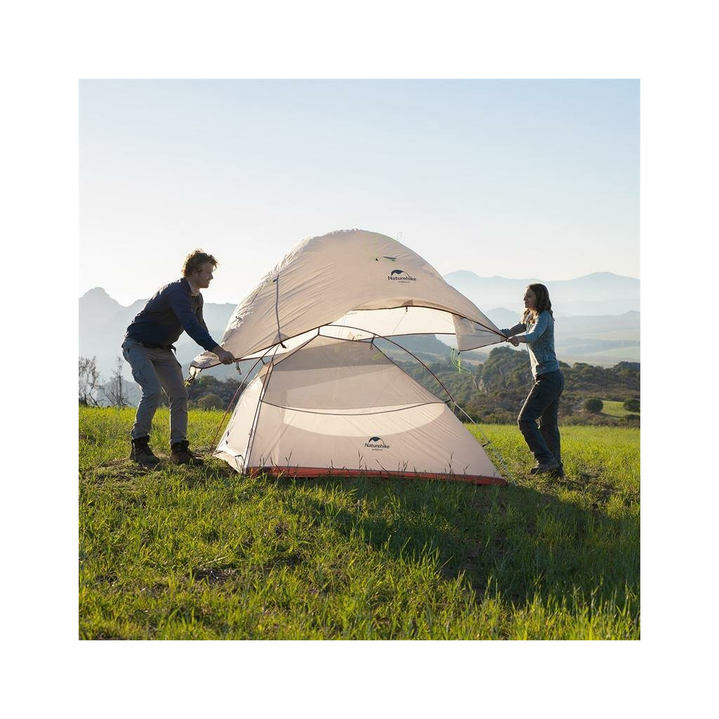 Намет Naturehike Сloud Up 2 Updated NH17T001-T 20D Grey (6927595724668) - зображення 6