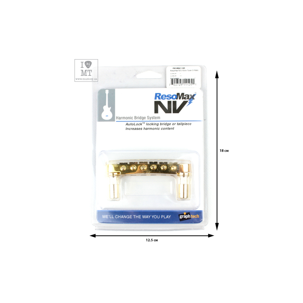 Бридж для гітари Graph Tech PM-8863-G0 (227542) - изображение 3