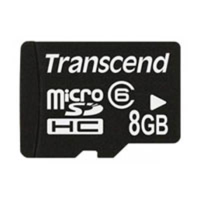 Карта пам'яті Transcend 8Gb microSDHC class 6 (TS8GUSDC6) - зображення 1