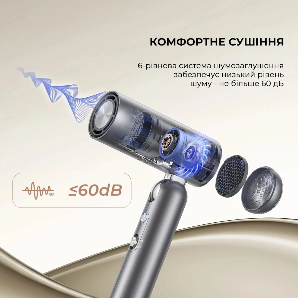 Фен Dreame Pocket Grey (AHD51-GR) - зображення 6