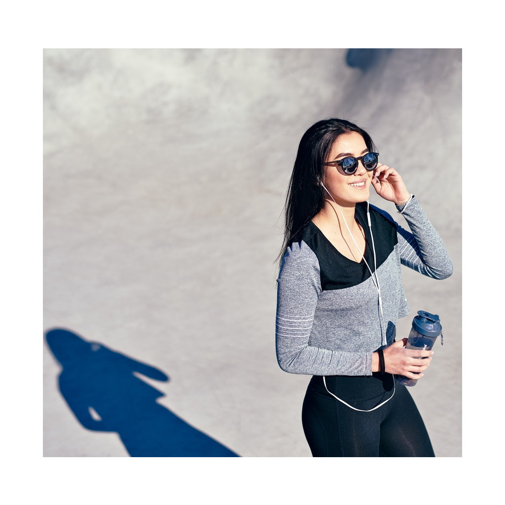 Шейкер спортивний SmartShake Slim 500ml Gray (10252901) - зображення 9