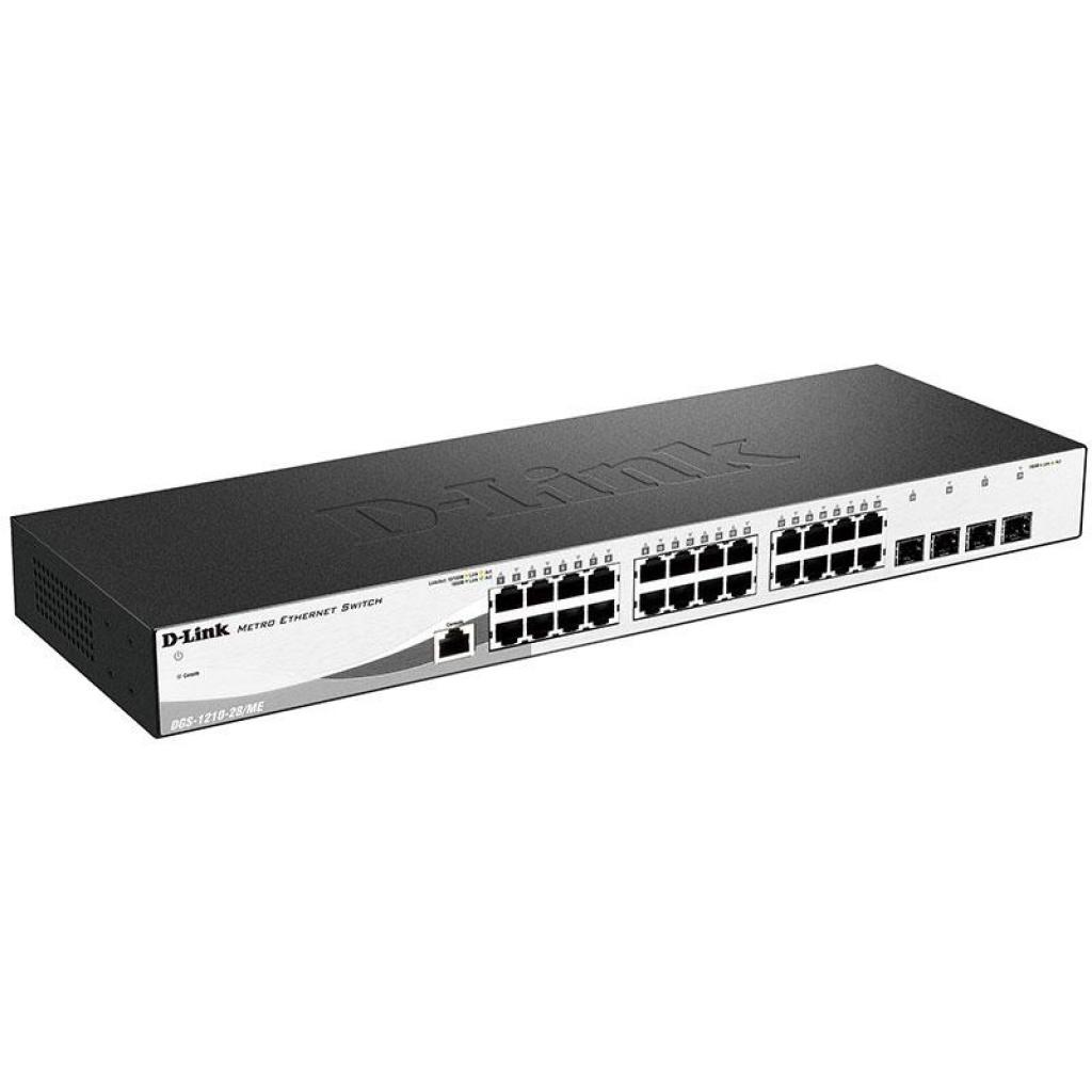 Комутатор мережевий D-Link DGS-1210-28P/ME/A - зображення 2