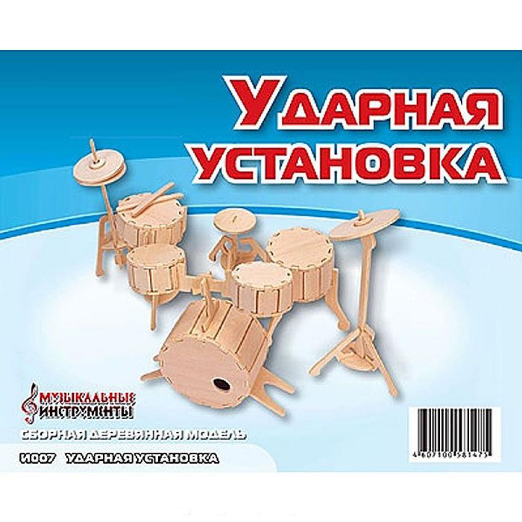 Збірна модель Мир деревянных игрушек Ударная установка (И007) - зображення 1