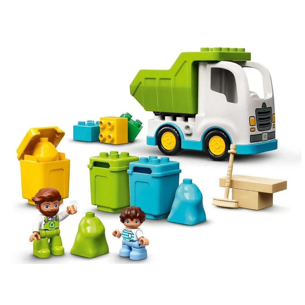 Конструктор LEGO Duplo Сміттєвоз і контейнери для роздільного збору сміття (10945) - зображення 11