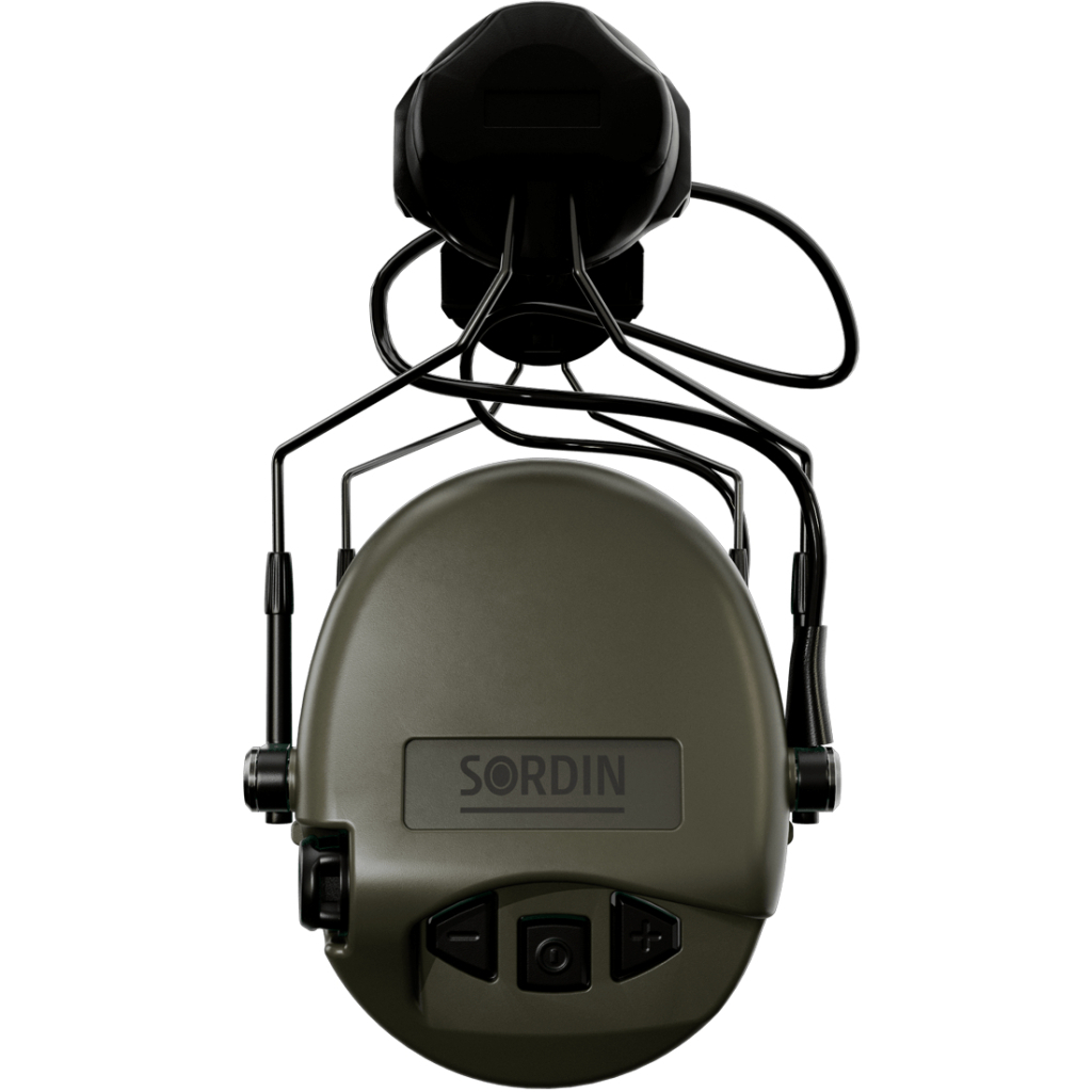 Тактичні навушники Sordin Supreme Mil AUX ARC Rail Green (72308-06-S) - зображення 4