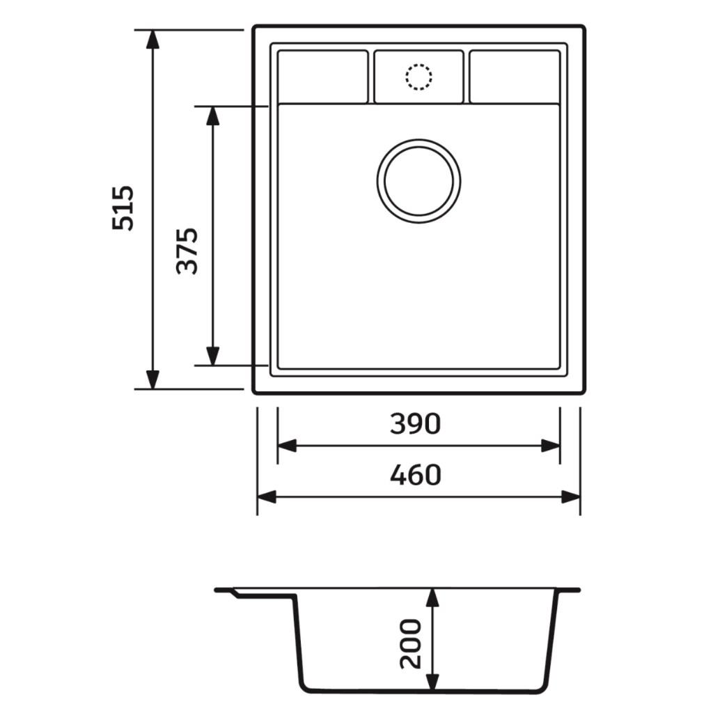 Мийка кухонна Adamant Brick, Old stone (4824296101210) - зображення 4