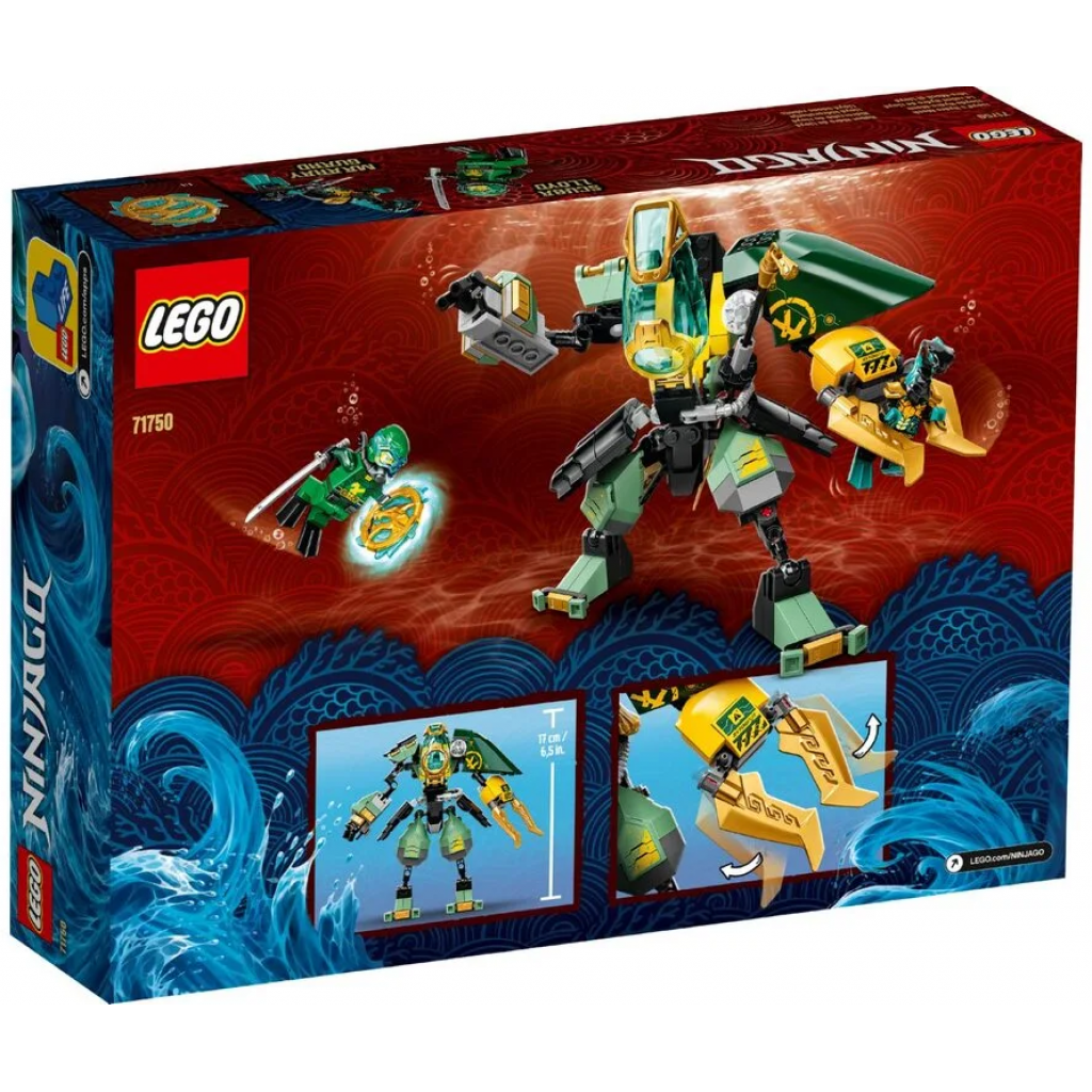 Конструктор LEGO Ninjago Водний робот Ллойда 228 деталей (71750) - зображення 9