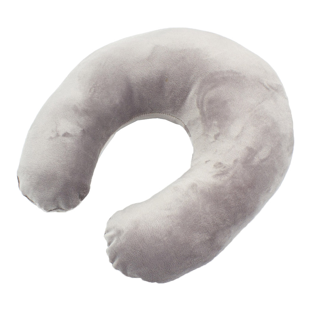 Подушка MirSon для подорожей №8750 Velvet Line 28-0005 Ashen 50% Memory (2200006348351) - изображение 1