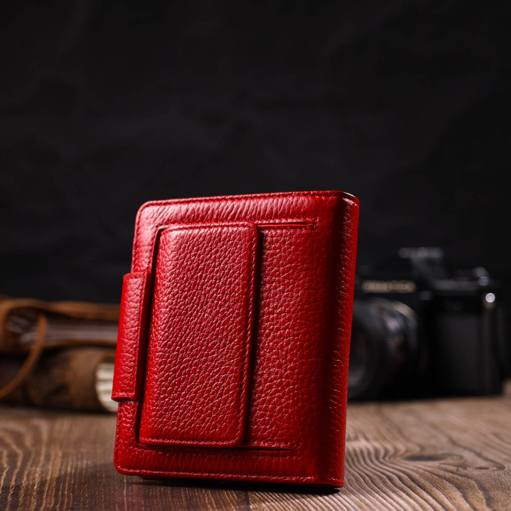 Гаманець Tony Bellucci З натуральної шкіри Червоний (22017) - зображення 10