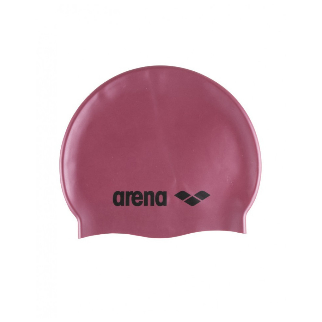 Шапка для плавання Arena Classic Silicone 91662-108 червоний, чорний Уні OSFM (3468337331384) - зображення 1